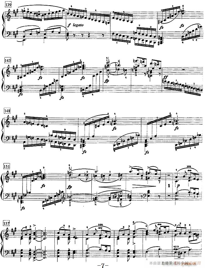钢琴教程第八级 大型乐曲（A大调奏鸣曲 Op 120 第三乐章）7