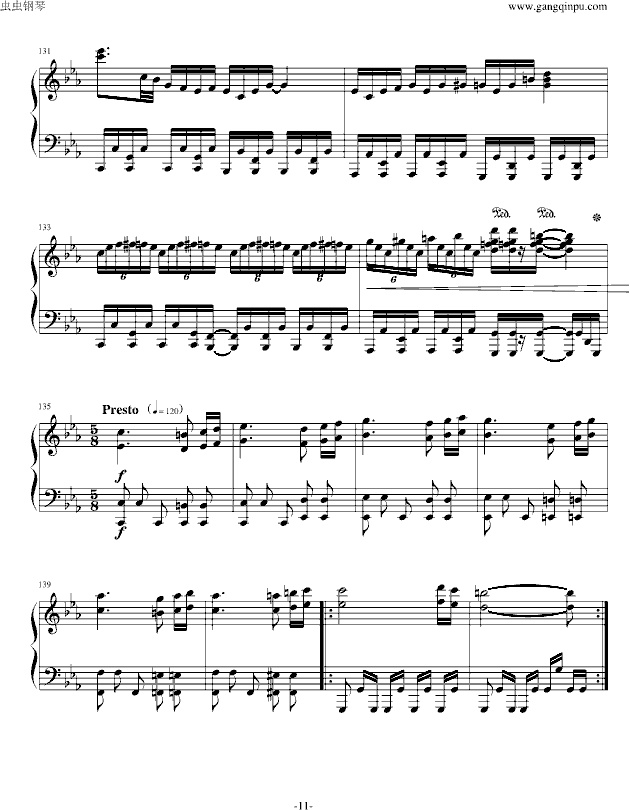 冥王 - 钢琴版-钢琴谱(钢琴曲)-Sound Horizon11