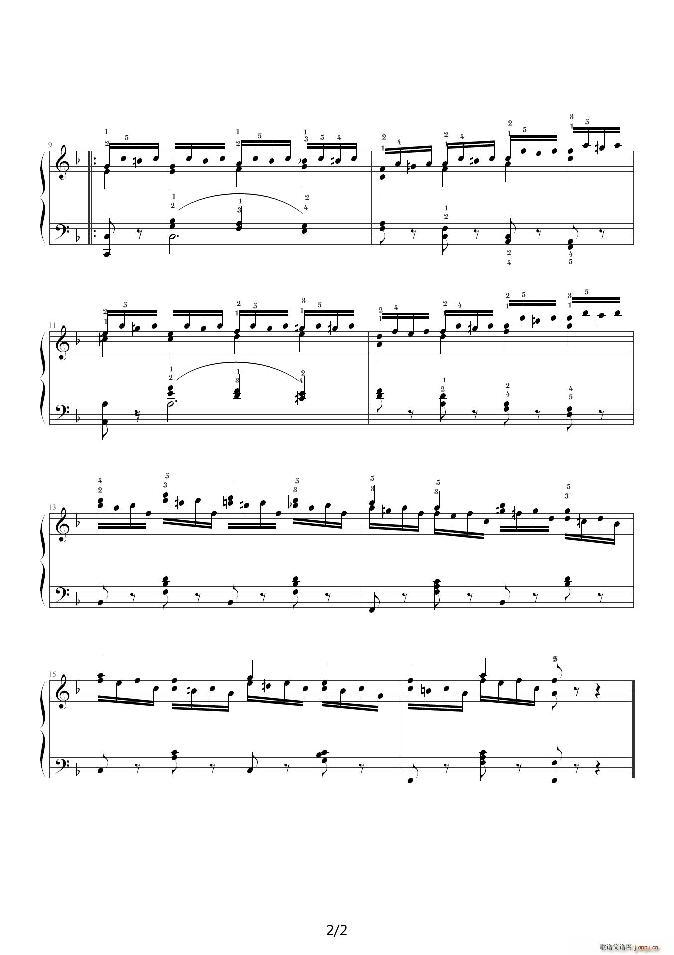 车尔尼299 No 17 F调2