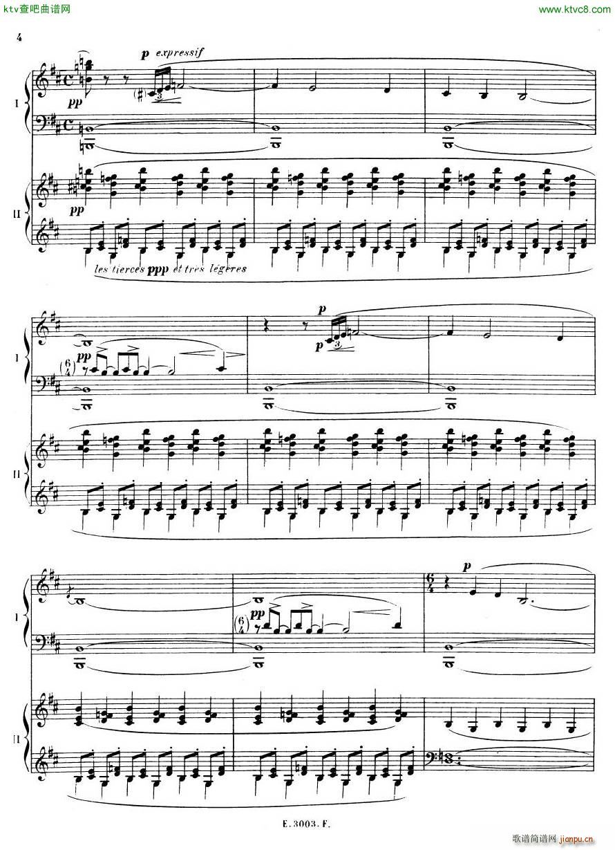 Debussy Ravel 3 Nocturnes 2pno4
