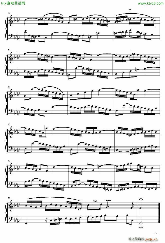 二部创意 NO 9 第九首_巴赫 Bach2