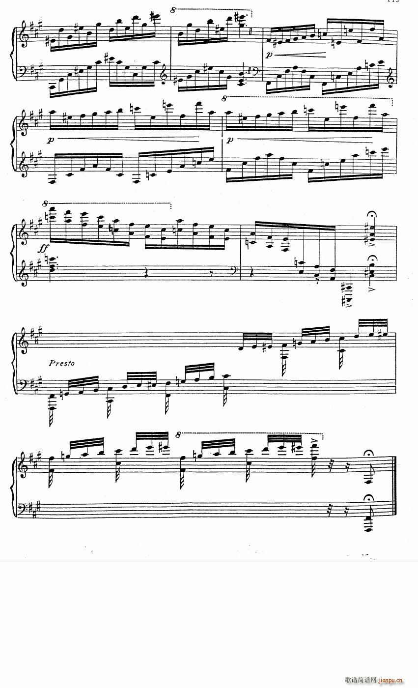 Confrey Concert Etude in F sharp minor 19298