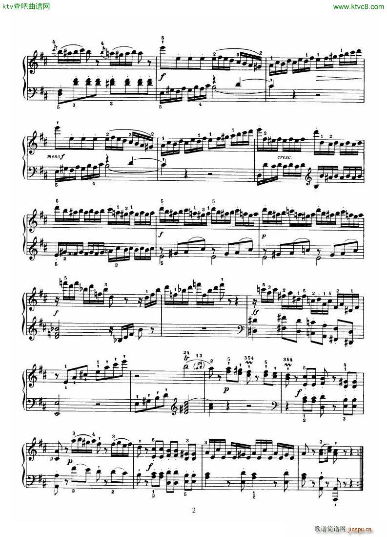 Haydn Piano Sonata No 37 In D2
