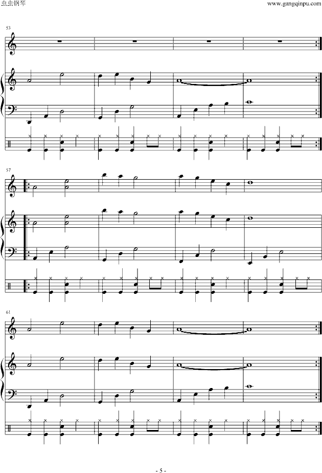 忧伤歌声-钢琴谱(钢琴曲)-Vae5