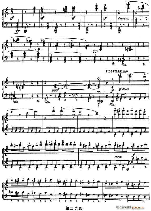 SONATE OP.53（第二十一钢琴奏鸣曲）29