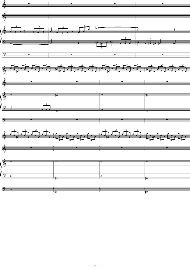 迟来的恐怖哭泣死神-钢琴谱(钢琴曲)-ss669933007