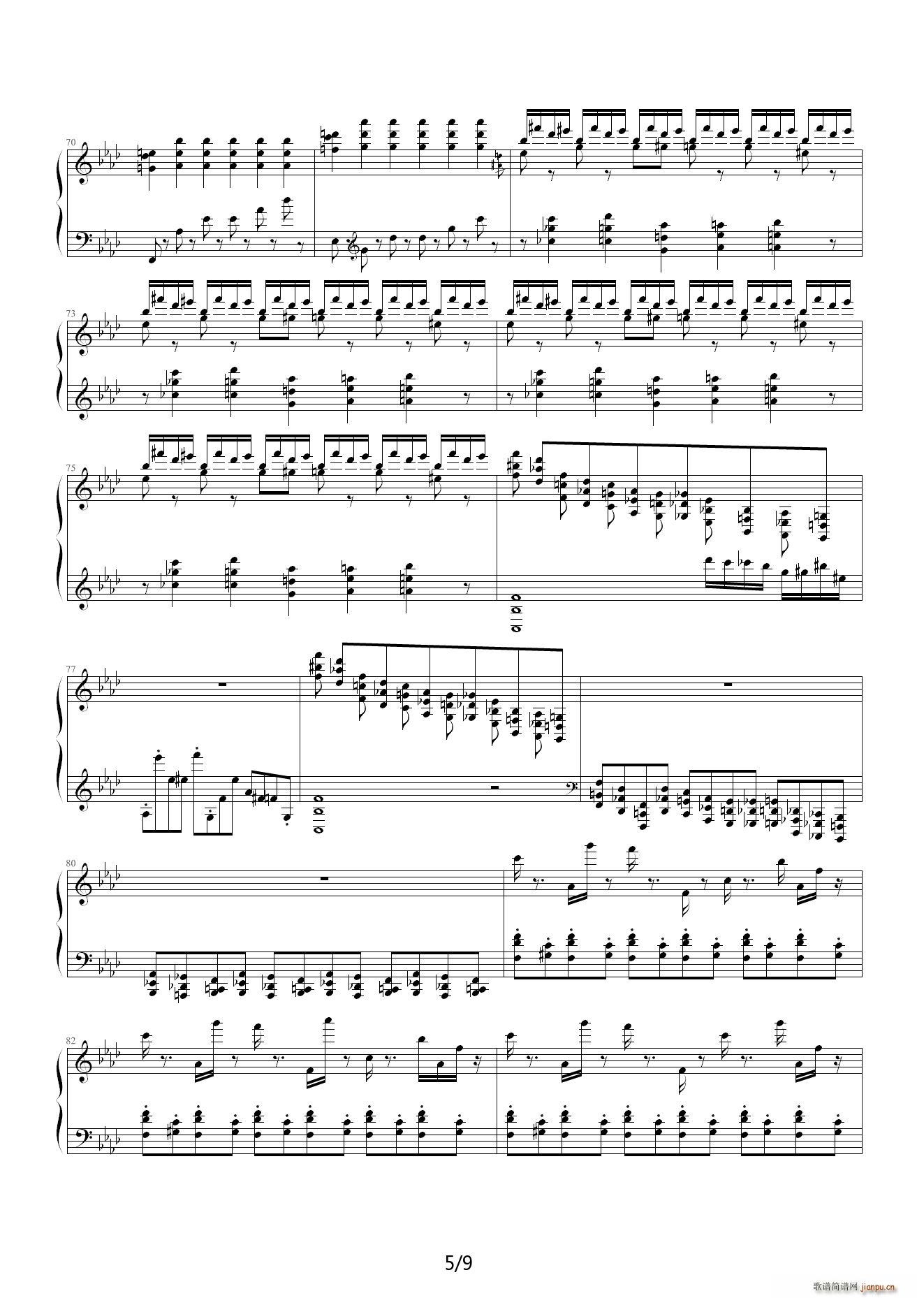 24首前奏曲之6 降A调5