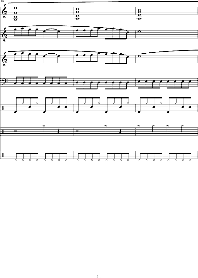跳动的音符-钢琴谱(钢琴曲)-琳琅4