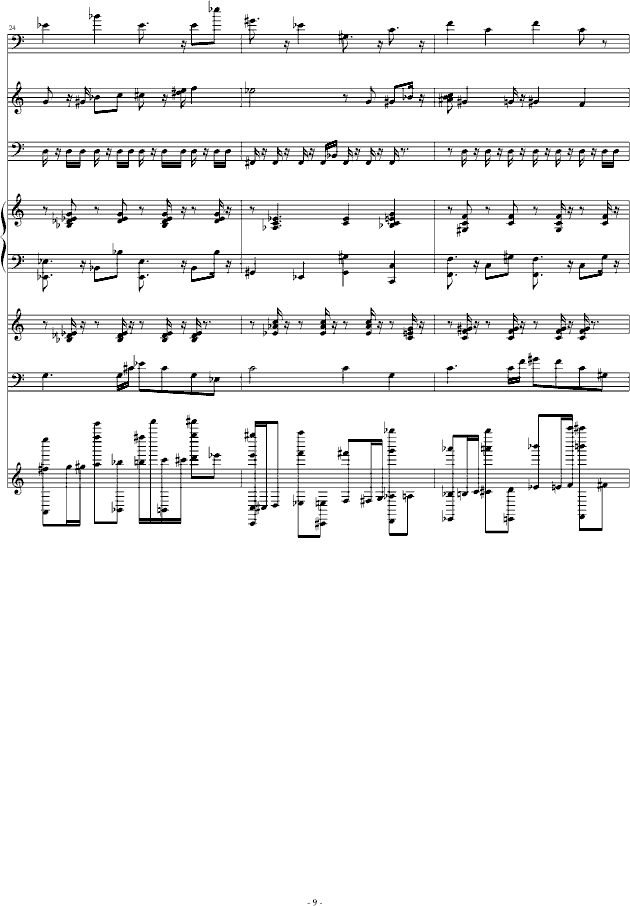 狂乱舞曲-钢琴谱(钢琴曲)-1473699