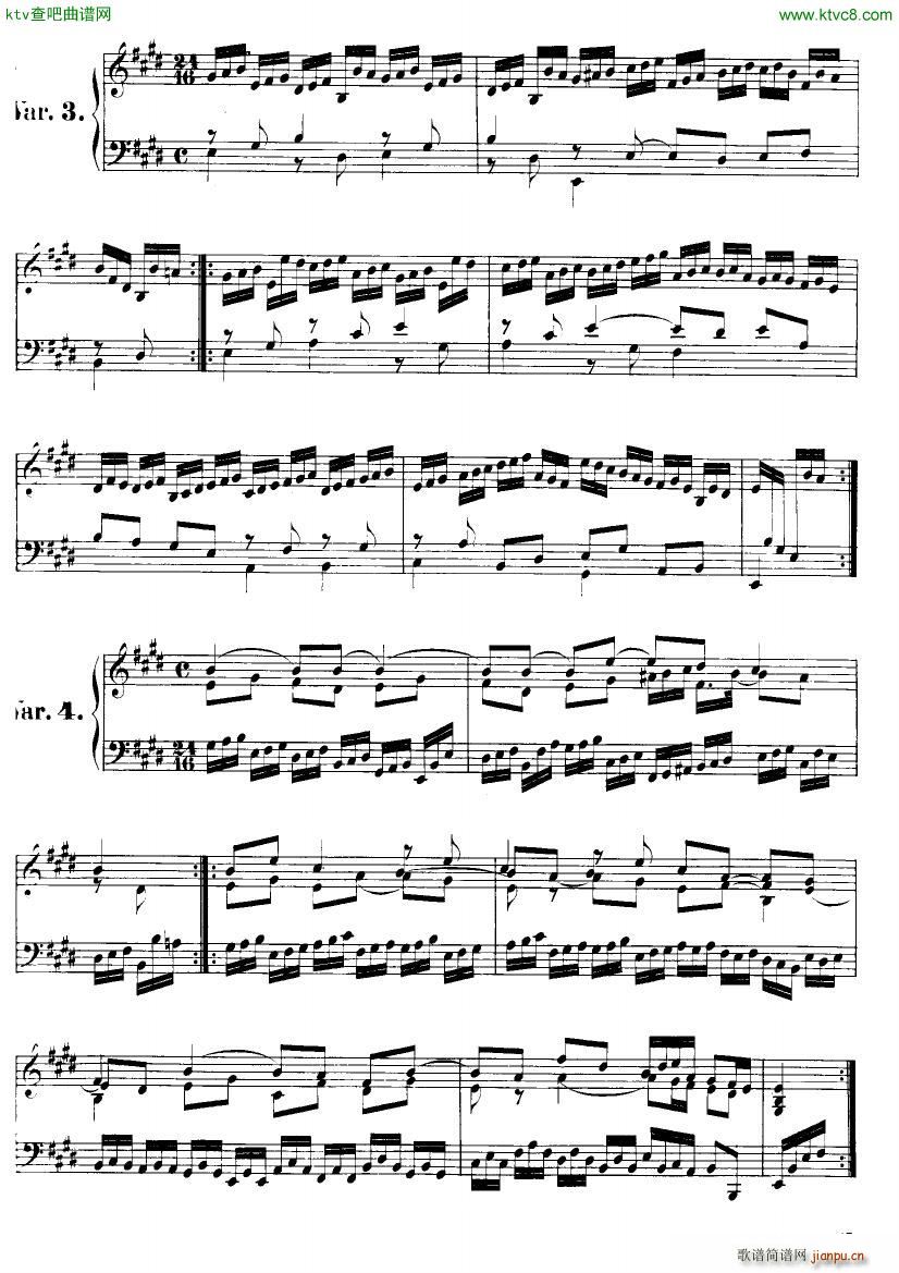 Handel Suite in E major G145 1485