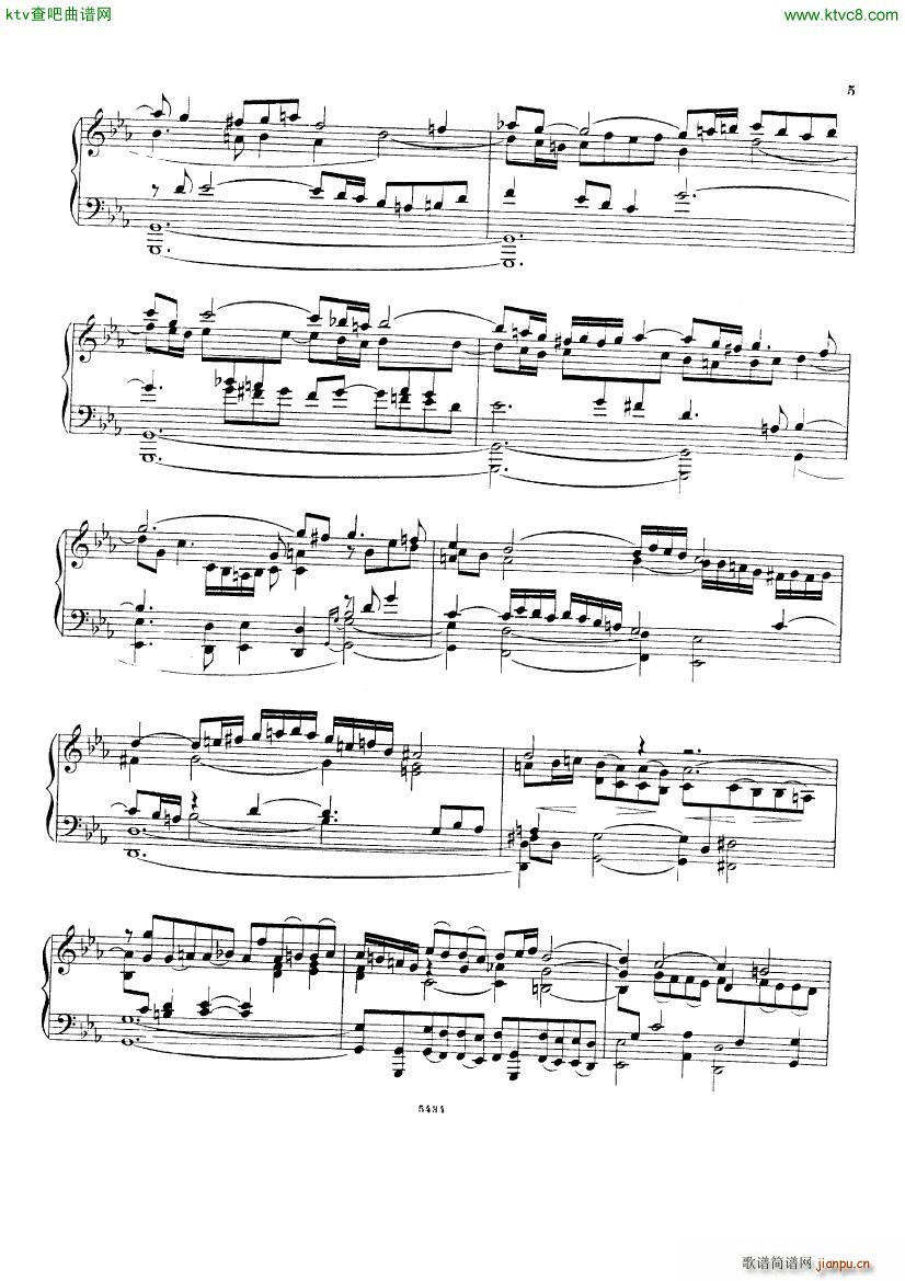 Bach D Albert Prelude and fugue in c minor4