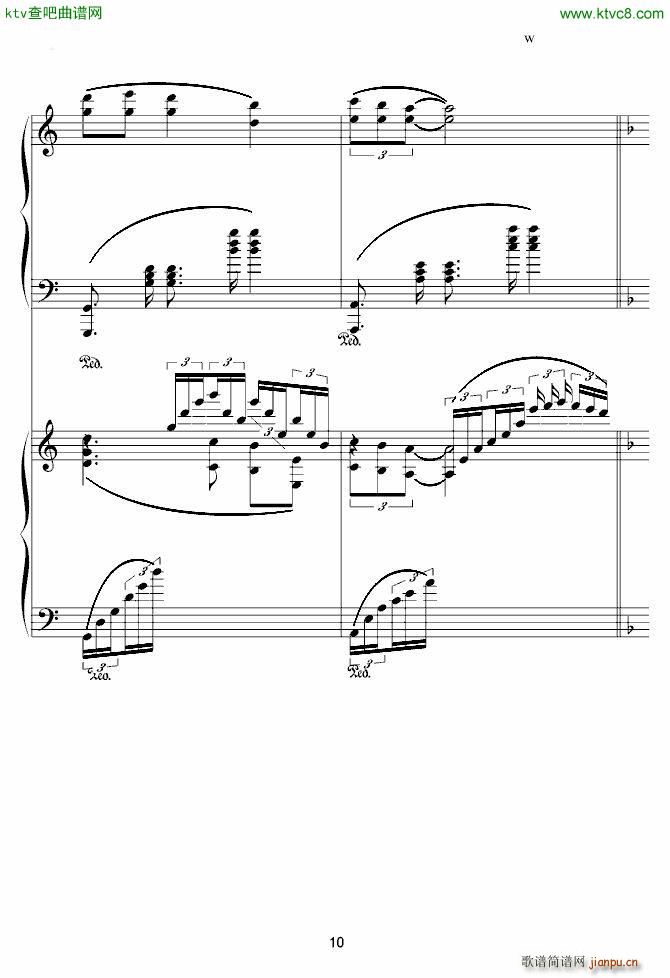 X战记插曲 宿命 双钢琴版10