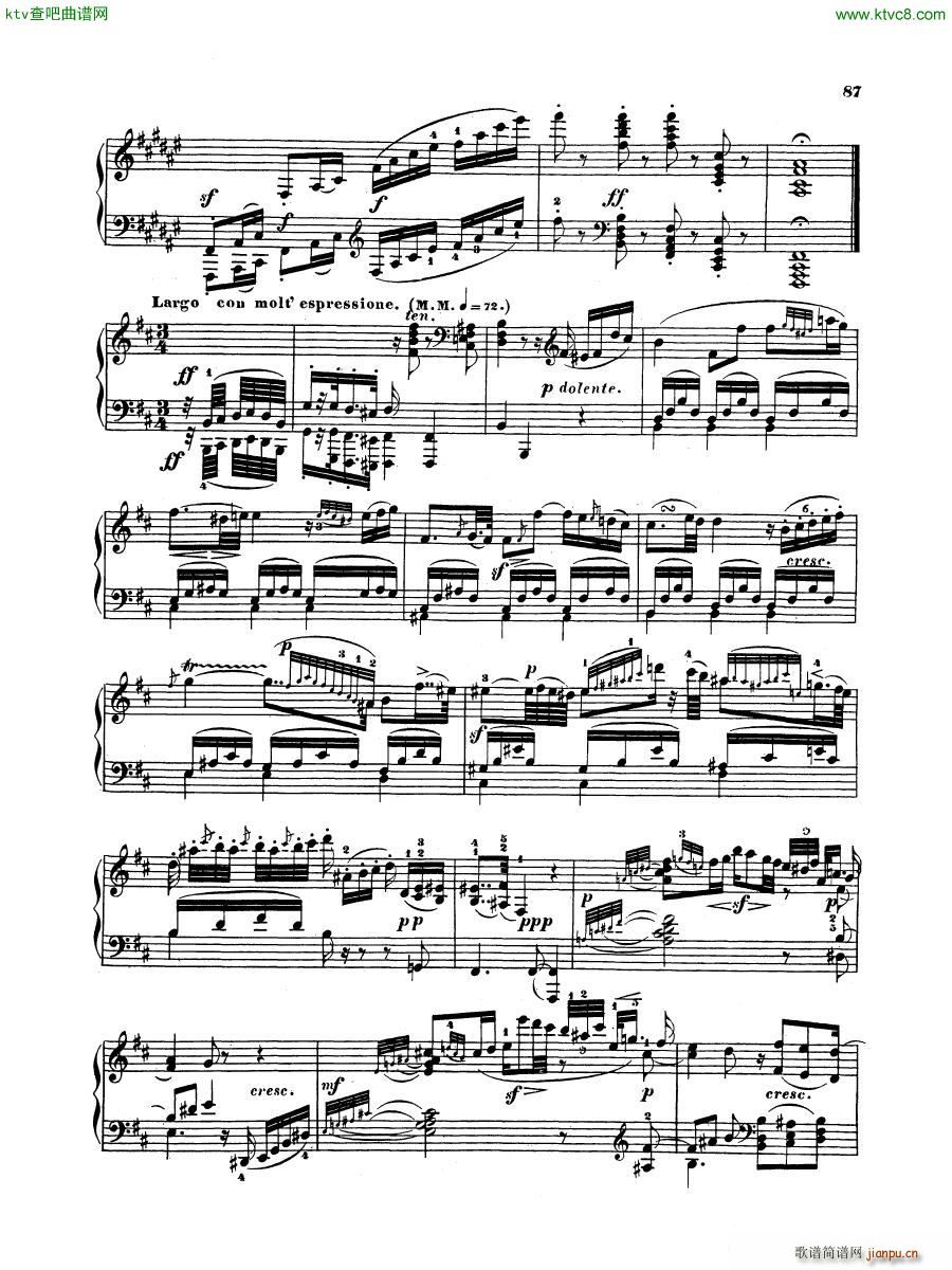 Hummel Sonata in F sharp minor Op 8114