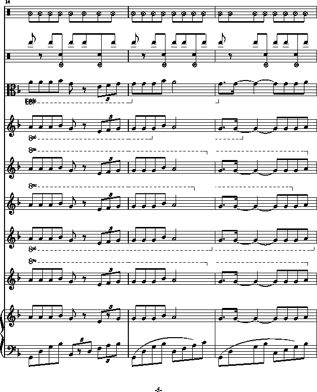 秋枫组曲 （一）-钢琴谱(钢琴曲)-swenl5