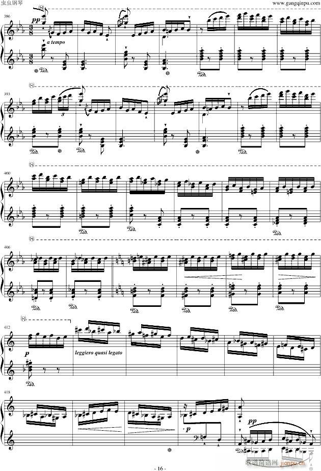 李斯特 《西班牙狂想曲》难度极高的炫技大作！_李斯特16