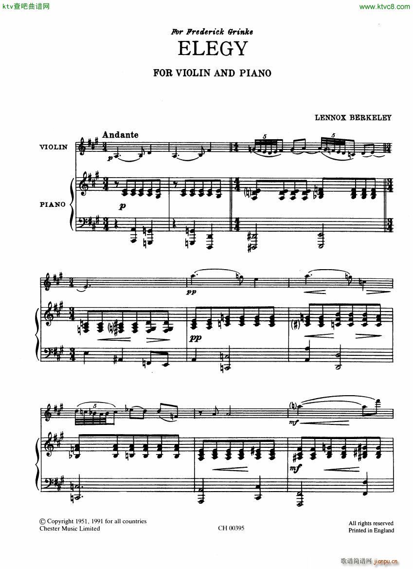 Berkeley Elegy and Toccata Violin and Piano2