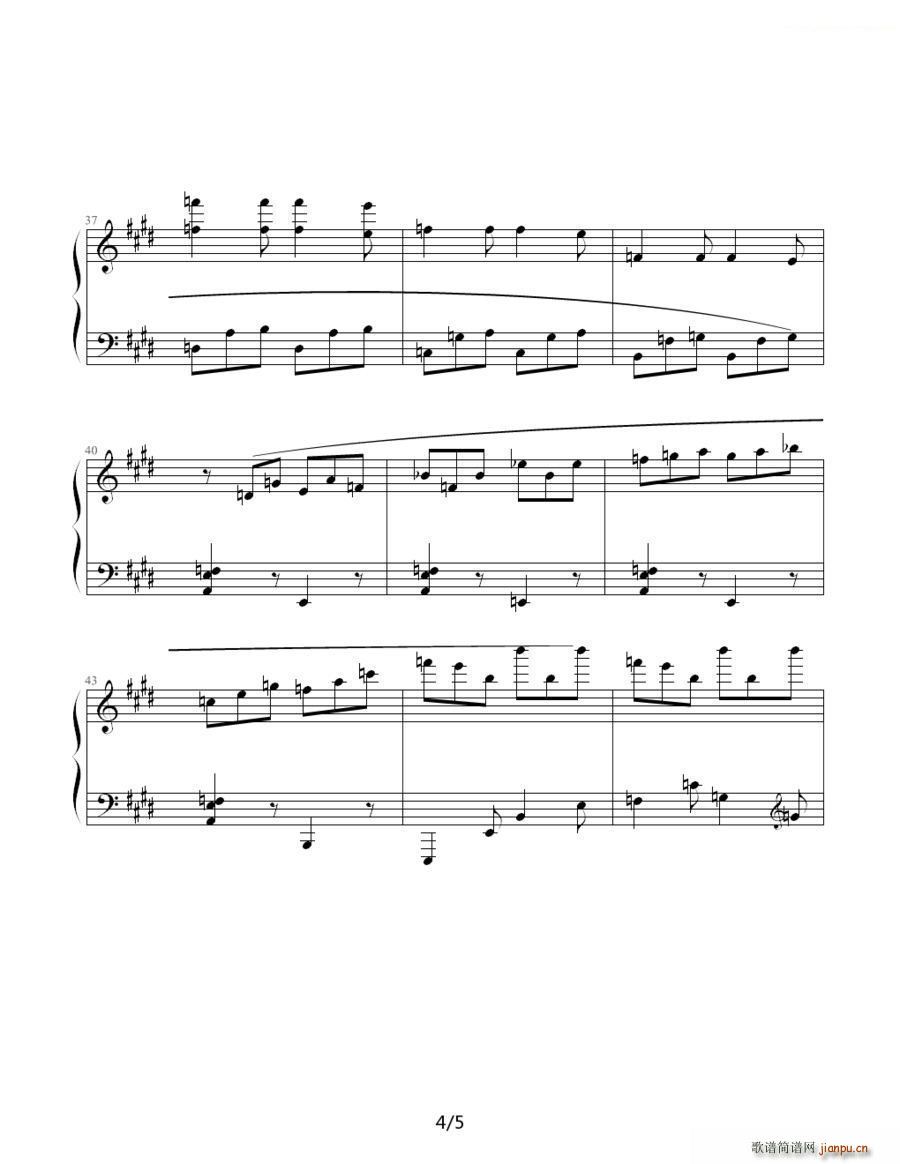 肖斯塔科维奇―前奏曲（9） E大调4