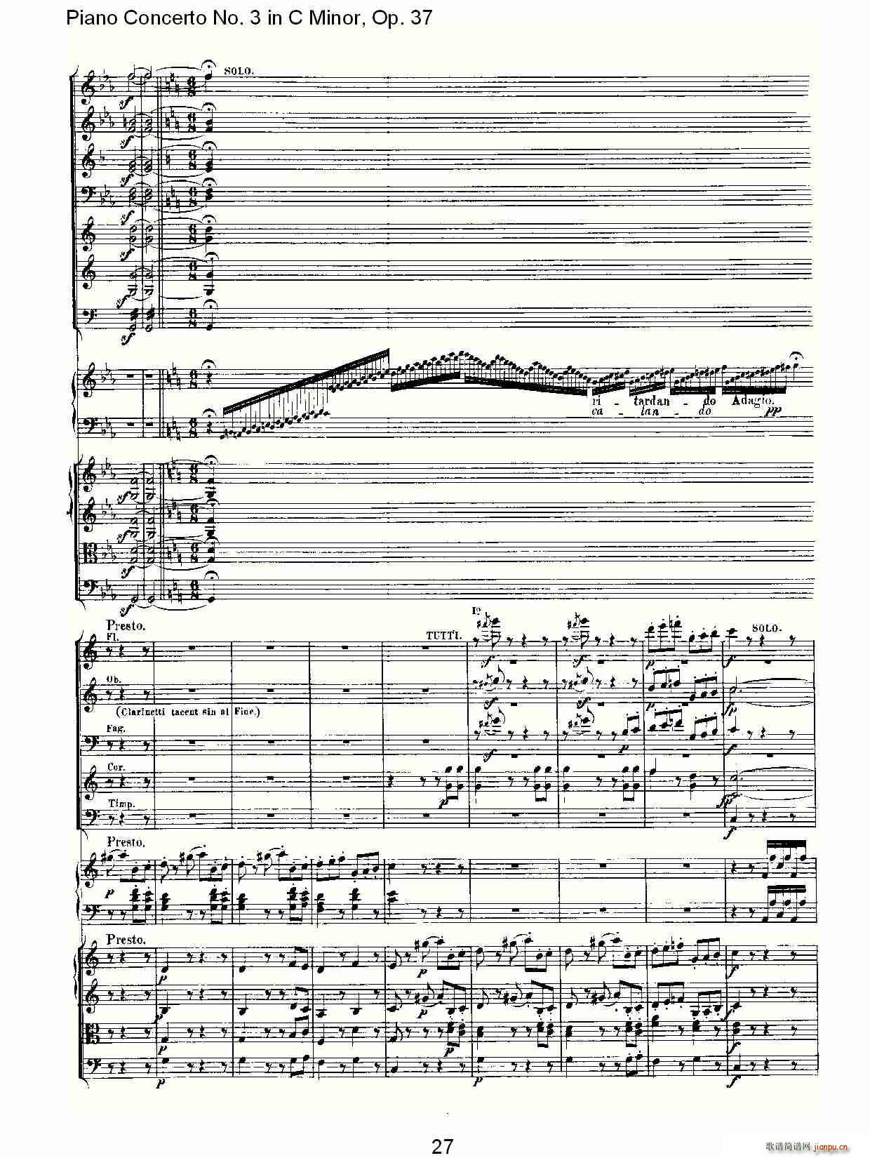 C小调钢琴第三协奏曲 Op.37  第三乐章26