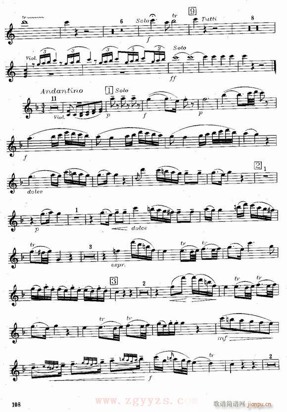 Morzat C Major Concerto-长笛5