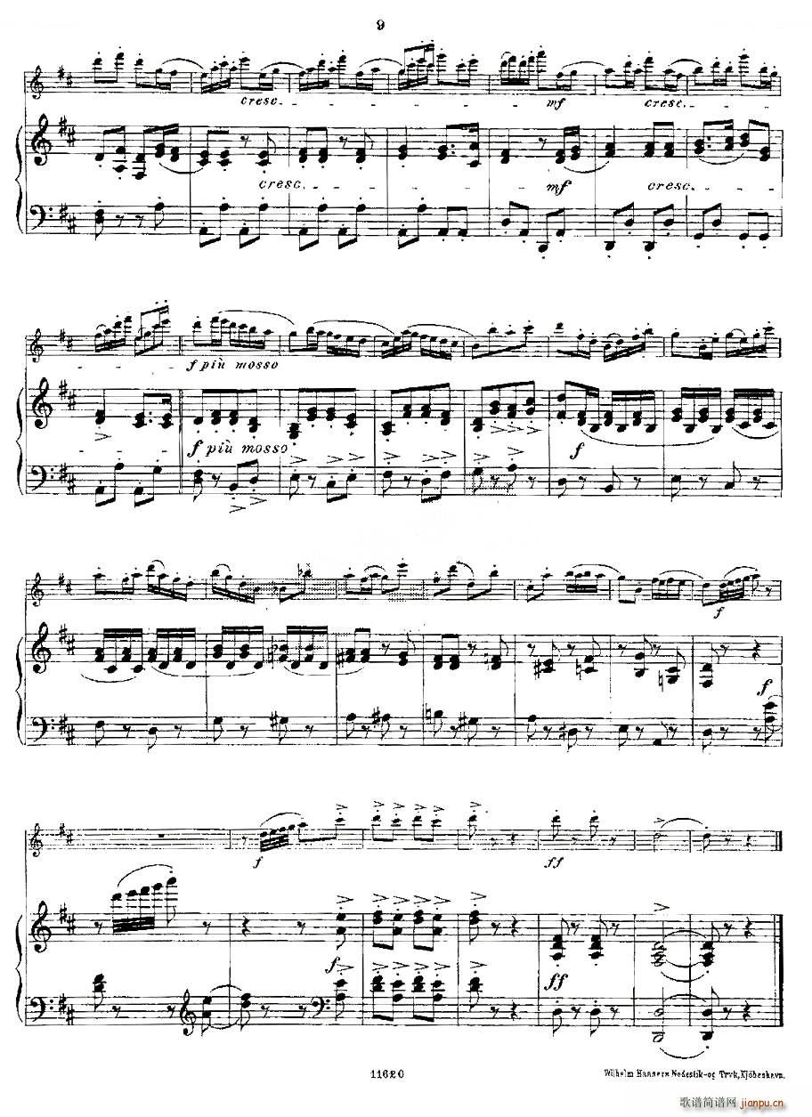Opern-Transcriptionen Op 45-8（长笛 钢琴伴奏） 铜管7