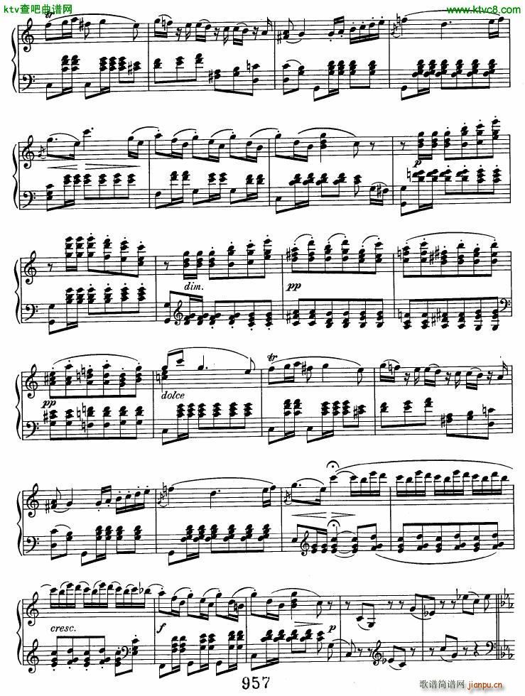 Beethoven op 89 Polonaise in C4