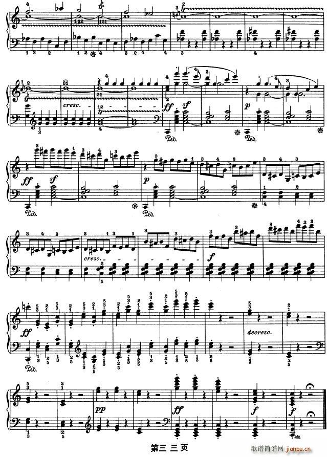 SONATE OP.53（第二十一钢琴奏鸣曲）33