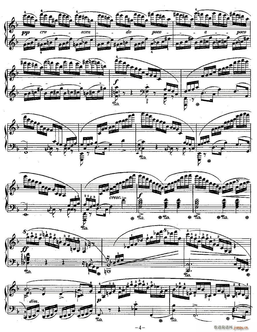 肖邦钢琴练习曲，Op.10之八4
