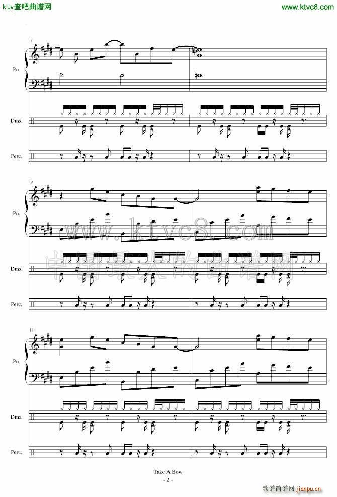 Take a Bow Piano Drums_Rihanna2