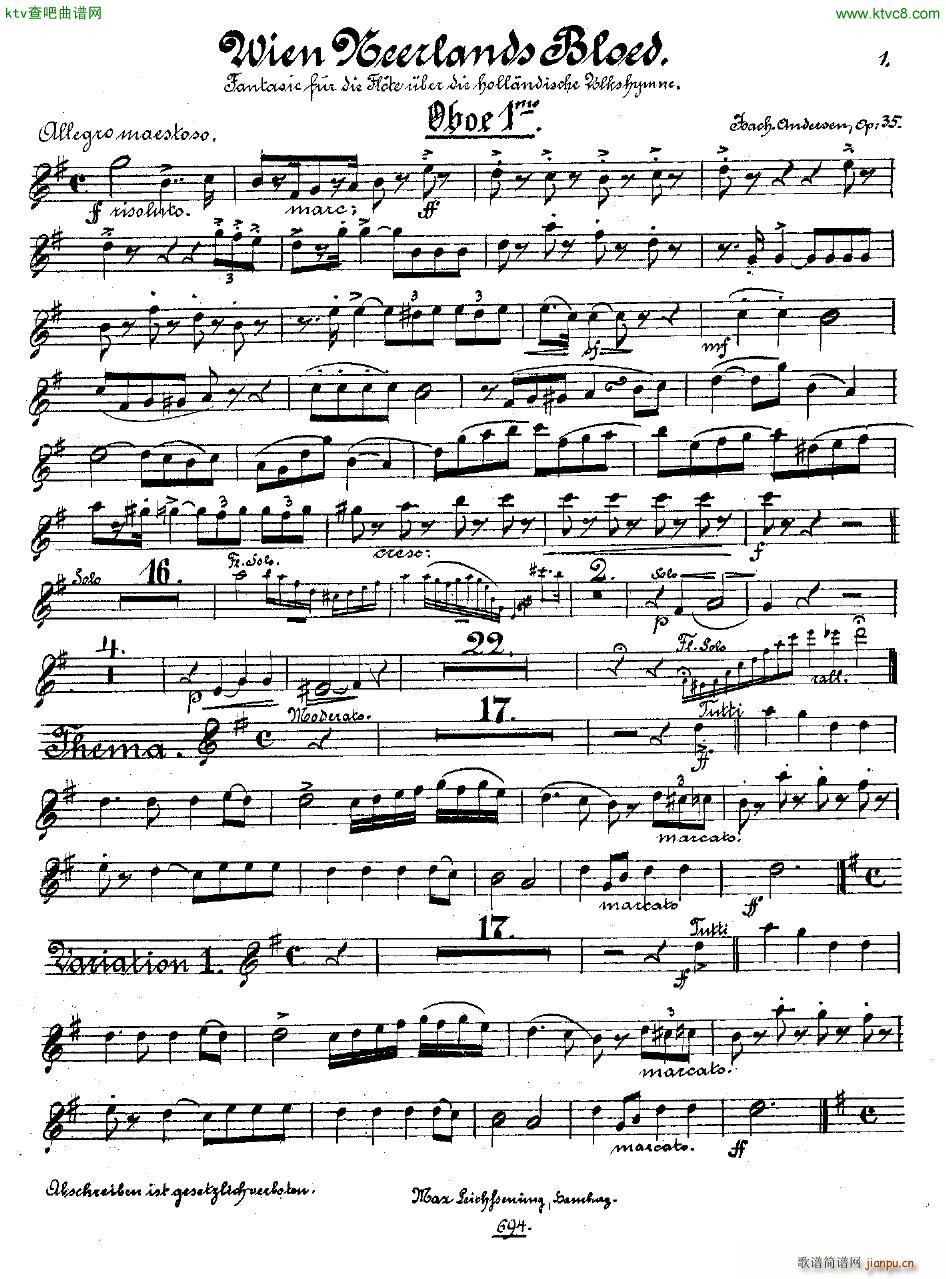 Andersen op 35 Wien Neerlands Bloed orch pts24