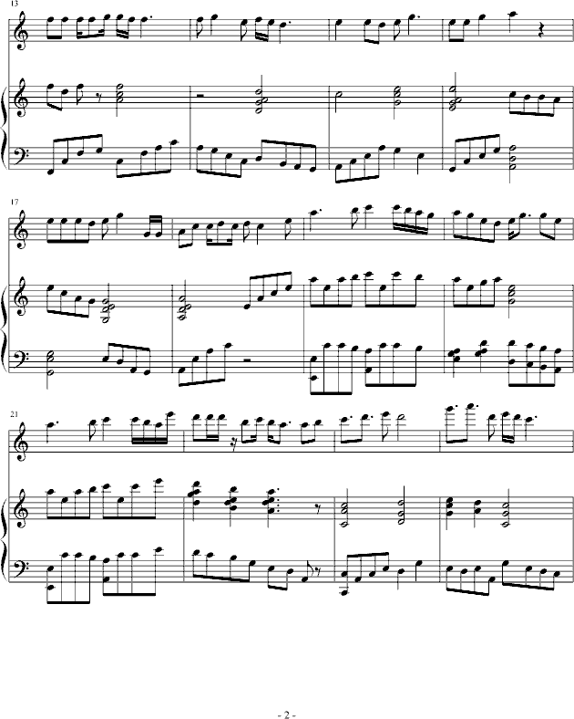 跟随你走-钢琴谱(钢琴曲)-jining2