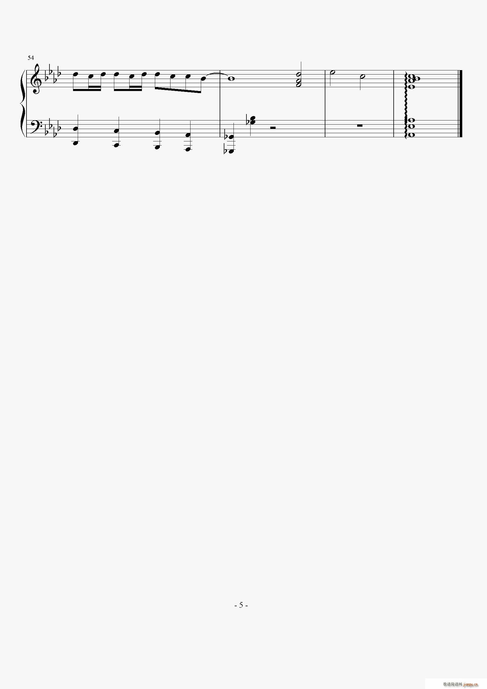 there you will be（《珍珠港》主题曲、钢琴谱）_Faith、Hill5