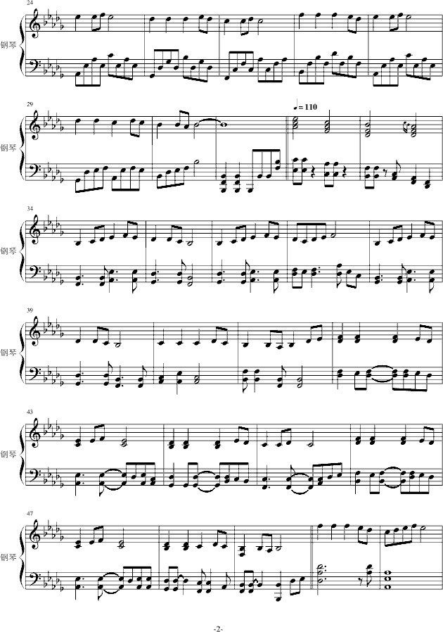 ��的�魅�-钢琴谱(钢琴曲)-张明敏2