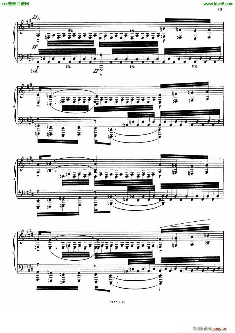 Alkan op 39 12 Etudes in Minor Keys no 910