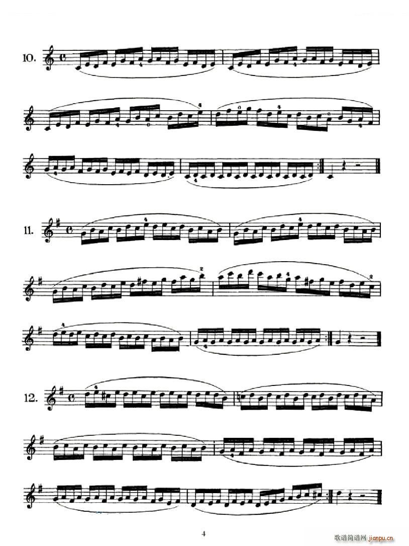 School of Mechanism Op 74（小提琴技巧 作品 74）4