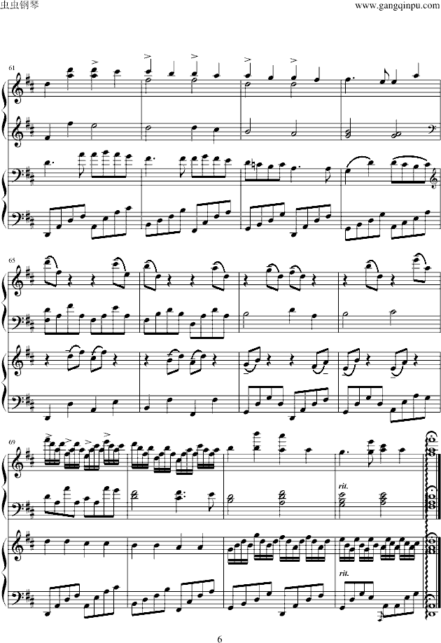 /-钢琴谱(钢琴曲)-帕赫贝尔-Pachelbel6