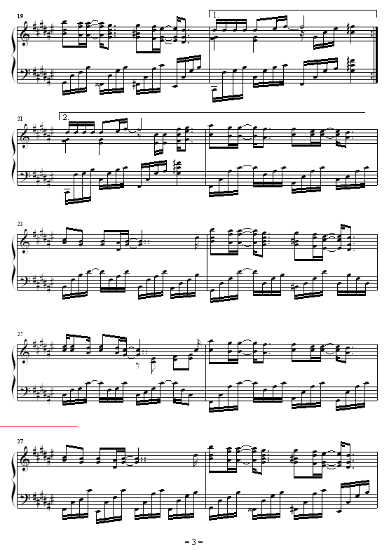 野百合也有春天-阿桑-钢琴谱(钢琴曲)-孟庭苇3