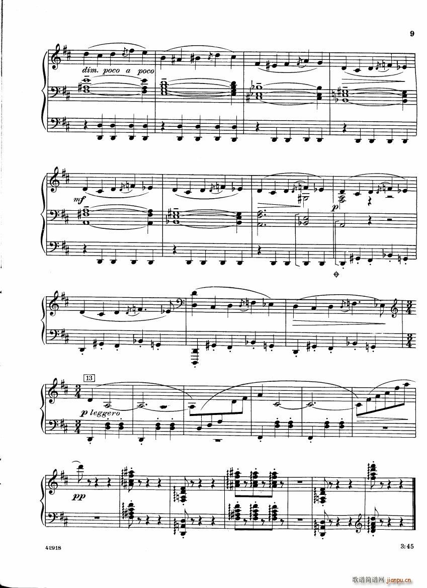 Barber op 28 Souvenirs piano solo9