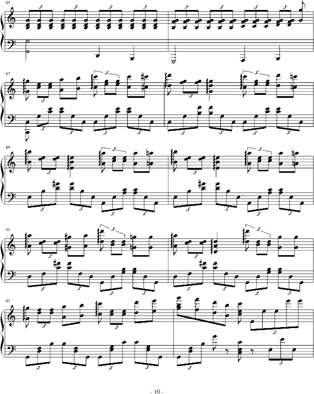 魔王-李斯特改变舒伯特曲10