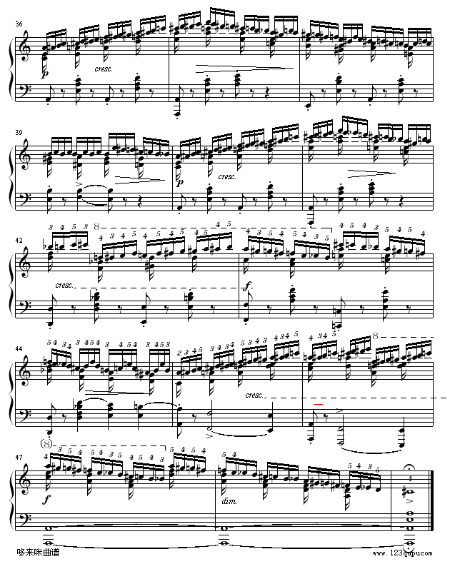 练习曲OP10No2-肖邦4
