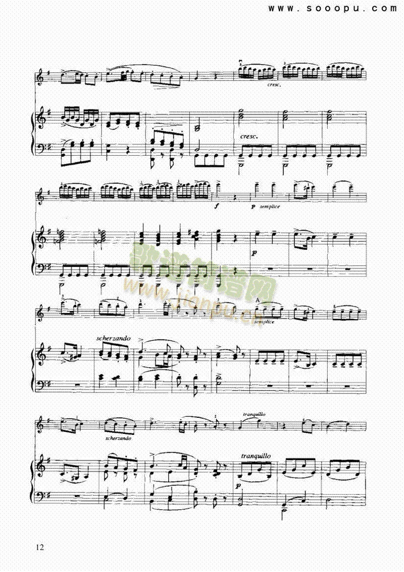 G大调回旋曲 弦乐类 小提琴12