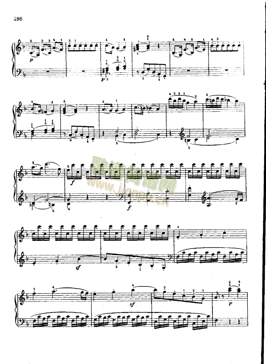 奏鸣曲Nr.547a 键盘类 钢琴6