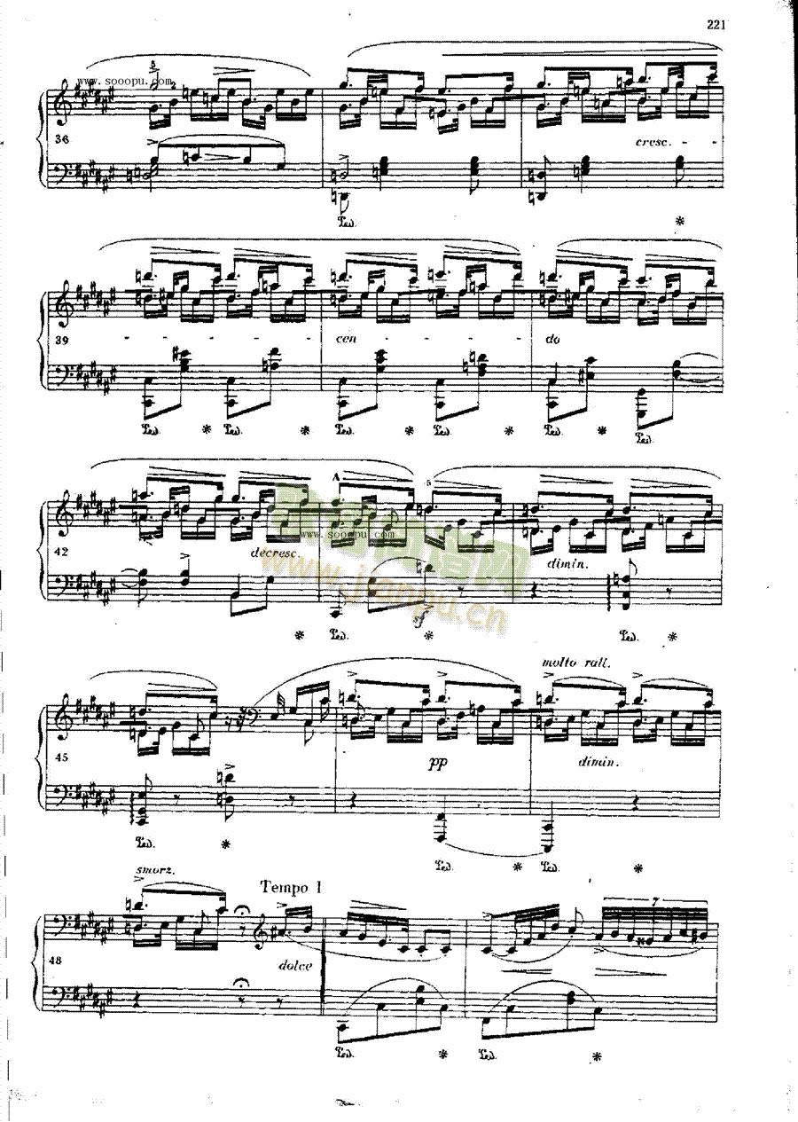 夜曲OP.15  Nr2 键盘类 钢琴3