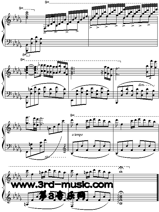 秋日私语[钢琴曲谱]5