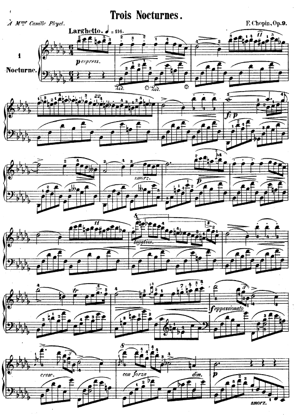 夜曲No.1 - Op.9-11