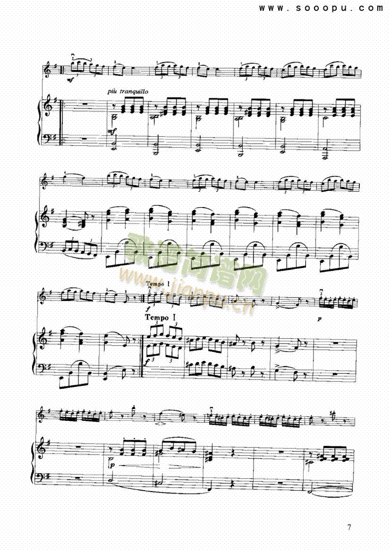 G大调回旋曲 弦乐类 小提琴7