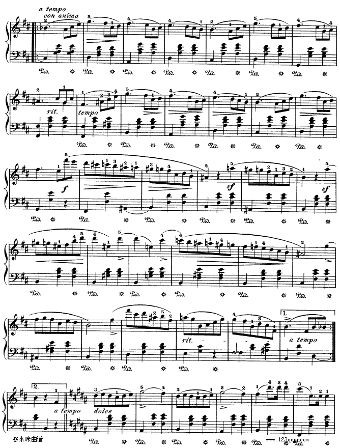 b小调圆舞曲作品69号之2-肖邦2