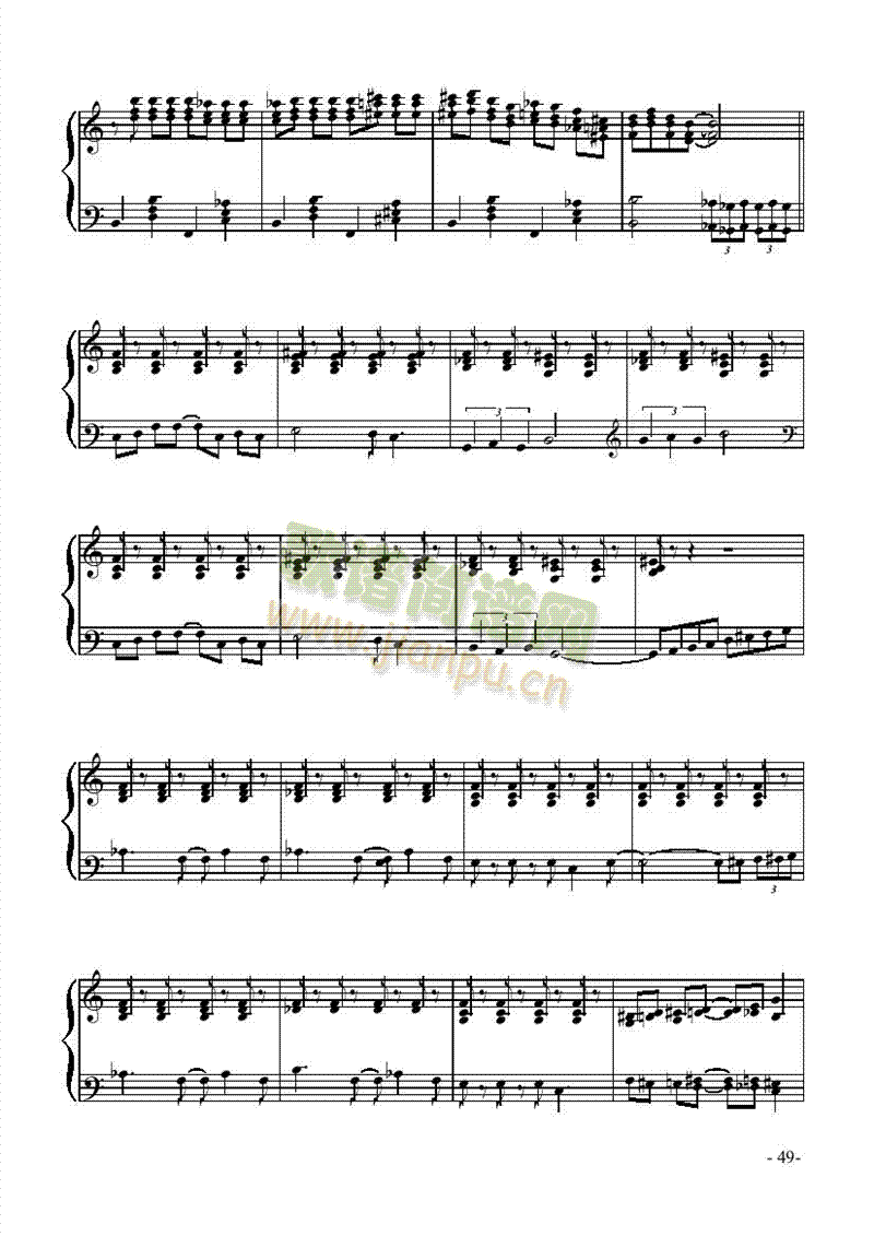 蓝色狂想曲 键盘类 钢琴3