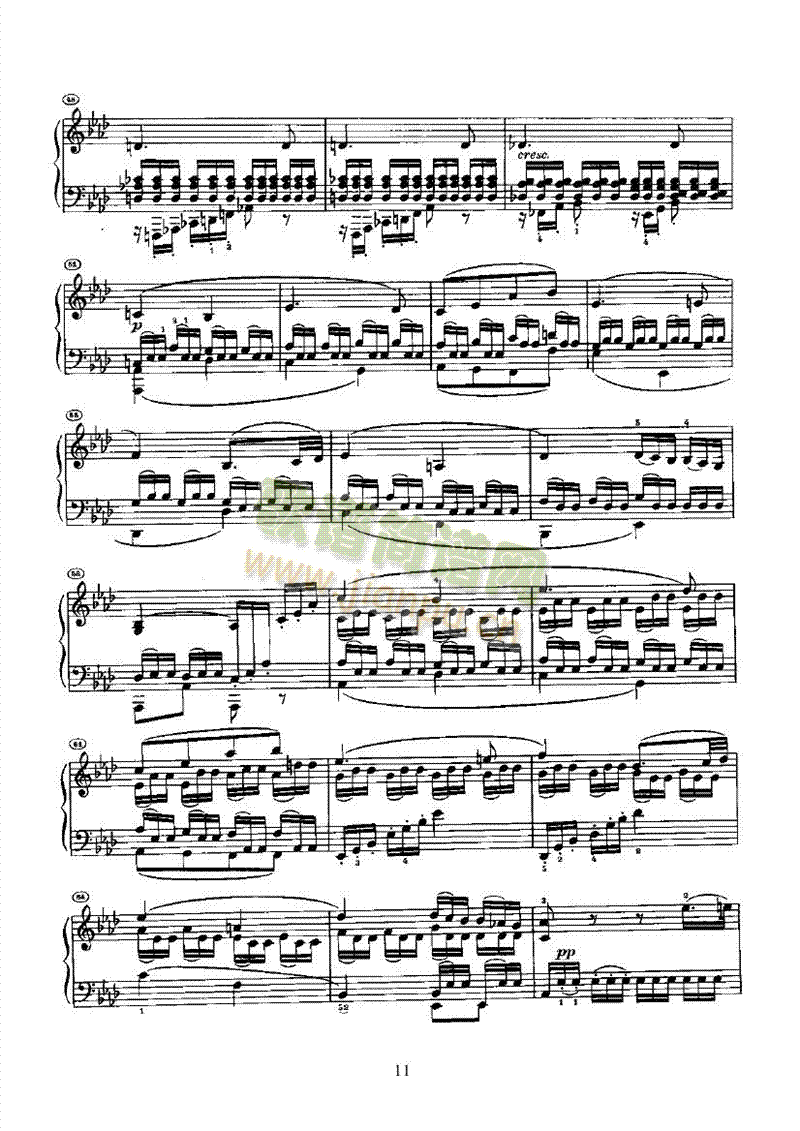 奏鸣曲(Opus13) 键盘类 钢琴11
