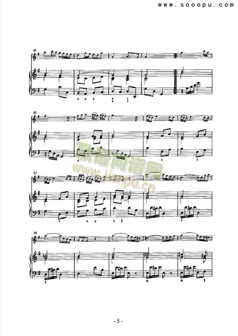 第五奏鸣曲（总谱） 管乐类 长笛5