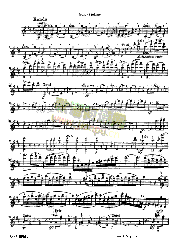 贝多芬小提琴协奏曲(konzert fur violine)14